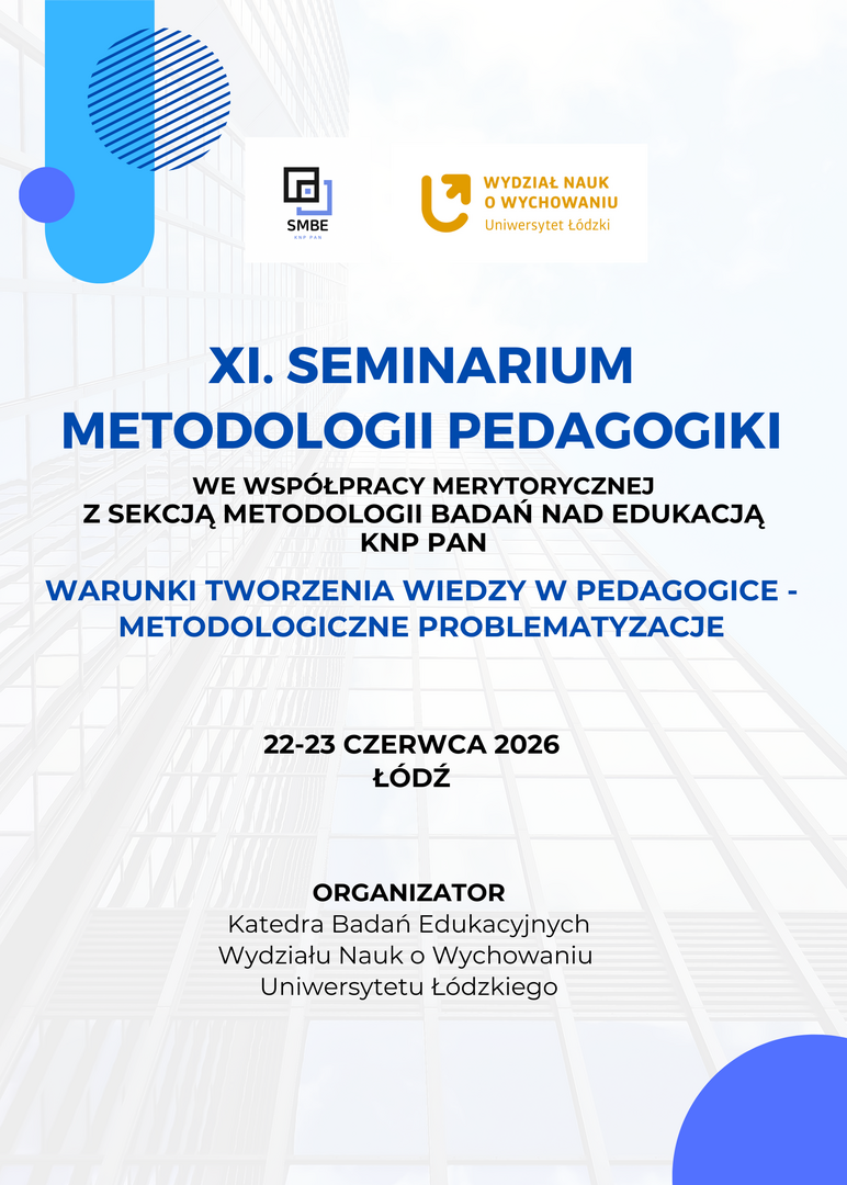XI Seminarium Metodologii Pedagogiki
