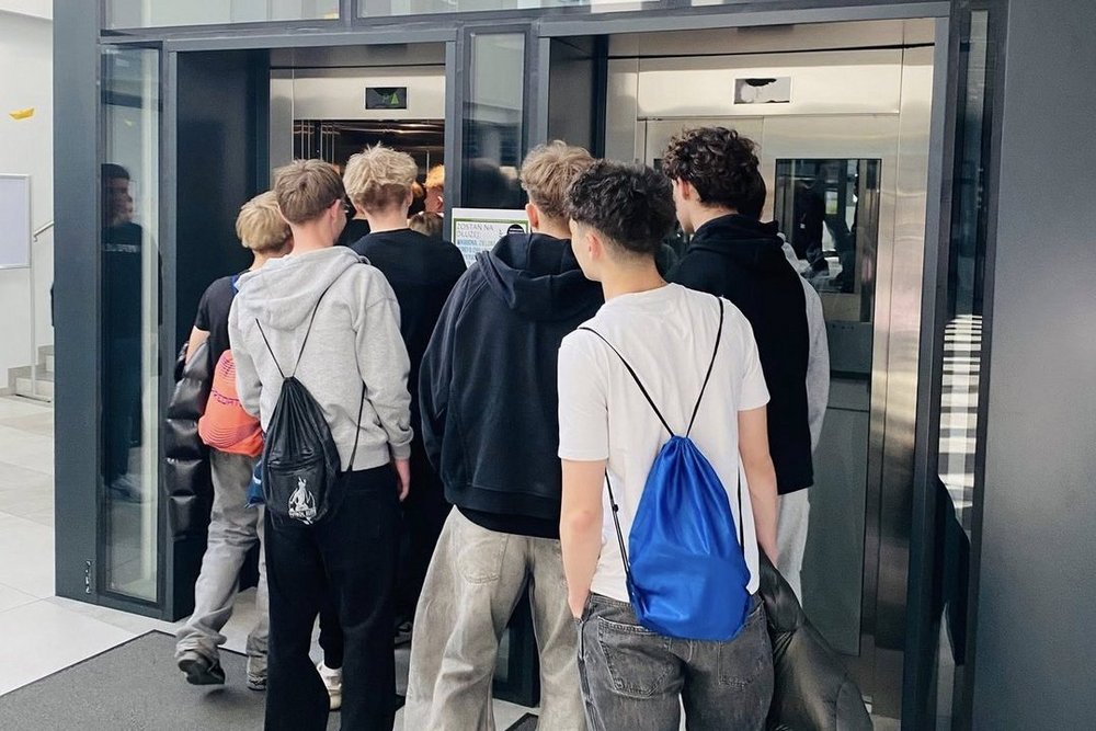 Wizyta czterech klas maturalnych z 47 LO