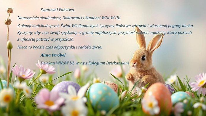 Życzenia Wielkanocne 2026